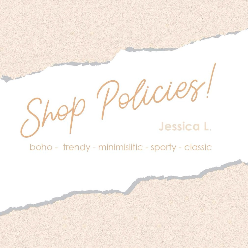 Shop Policies